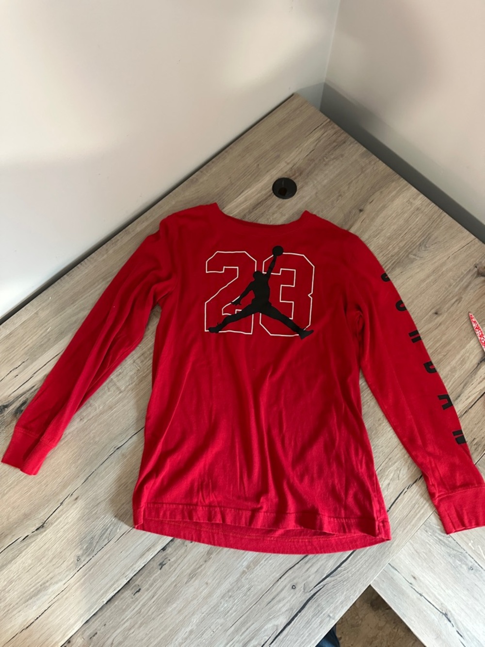 Jordan Red Long-Sleeve '23 Jumpman Tee